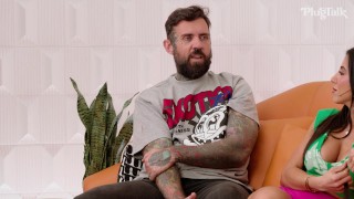 Bombshell IG Model Willow Harper Meets Up with Adam22 & Lena the Plug for an Interview!